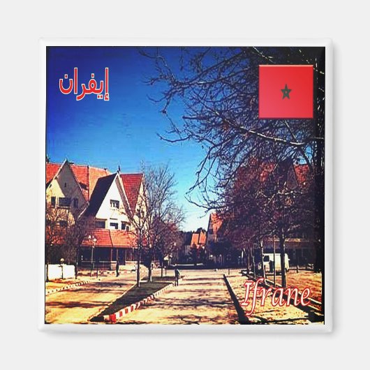 zMA010 IFRANE,モロッコ,アフリカ,冷蔵庫 マグネット (正面)