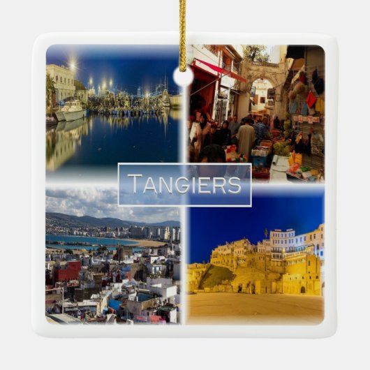 zMA012 TANGIERS,モザイク,モロッコ,アフリカ, セラミックオーナメント (裏面)