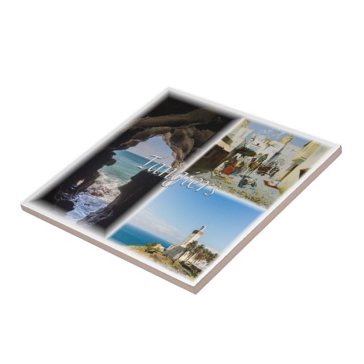 zMA013 TANGIERS，モザイク，モロッコ，アフリカ， タイル (側面)