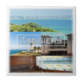 zMA014 TANGIERS，モザイク，モロッコ，アフリカ， タイル (正面)