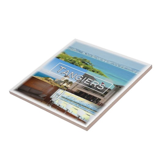 zMA014 TANGIERS，モザイク，モロッコ，アフリカ， タイル (側面)