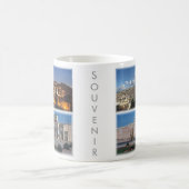 zMA016 FEZ，モザイク，モロッコ，アフリカ， コーヒーマグカップ (中央)