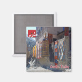zMA021 MOROCCO, Ourika Valley，アフリカ，冷蔵庫 マグネット (正面/裏面)