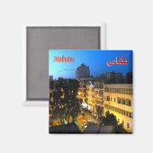 zMA023 METHES，モロッコ，アフリカ，冷蔵庫 マグネット (正面/裏面)