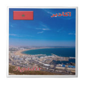 zMA026 AGADIR，モロッコ，アフリカ， タイル (正面)