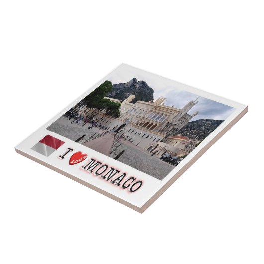 zMC013 PALAIS DE MONACO, I Love, タイル (側面)