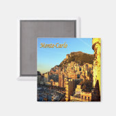 zMC015 MONTE CARLO，モナコ，冷蔵庫 マグネット (正面/裏面)