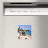 zMC017 MONTE CARLO, PLAGE,モナコ,冷蔵庫 マグネット (インサイチュ (食洗機))