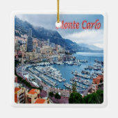 zMC018 MONTE CARLO Panorama，モナコ， セラミックオーナメント (裏面)