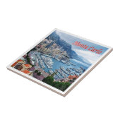 zMC018 MONTE CARLO Panorama，モナコ， タイル (側面)
