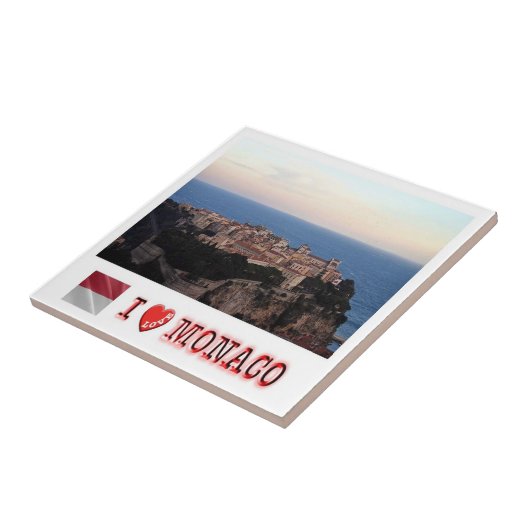 zMC024 VILLE MONACO wiewと"I LOVE", タイル (側面)