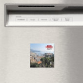 zMC025 MONACOエキゾチック・ガーデンの上から マグネット (インサイチュ (食洗機))