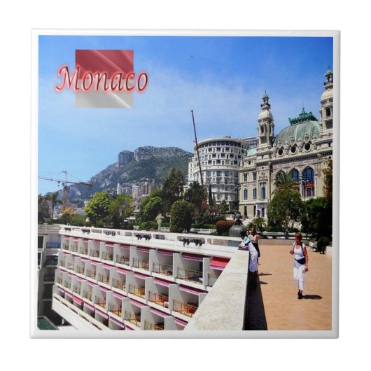 zMC026 MONACO、ヨーロッパ、 タイル (正面)