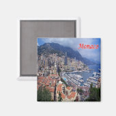 zMC029 MONACO、ヨーロッパ、冷蔵庫 マグネット (正面/裏面)