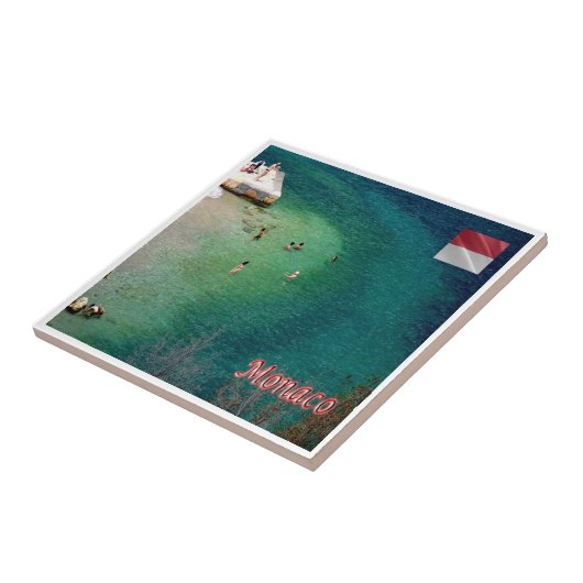zMC030 MONACO海、ヨーロッパ、 タイル (側面)