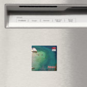 zMC030 MONACO海、ヨーロッパ、冷蔵庫 マグネット (インサイチュ (食洗機))