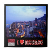 zMC031 MONACO "I Love", タイル (正面)