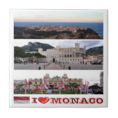 zMC034 MONACOコラージュ「I Love」、 タイル (正面)