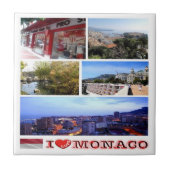 zMC036 MONACOコラージュ「I Love」、 タイル (正面)