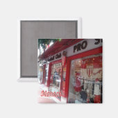 zMC040 SHOP IN MONACO,冷蔵庫 マグネット (正面/裏面)
