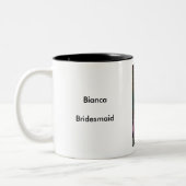 zmeそしてダニー、結婚式鐘と… -カスタマイズ ツートーンマグカップ (左)