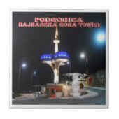 zME009 PODGORICA Dajbabska Gora Tower, タイル (正面)