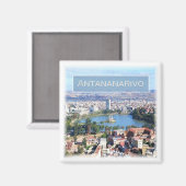 zMG015 ANTANANARIVO，マダガスカル，アフリカ，冷蔵庫 マグネット (正面/裏面)