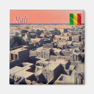 zML011 MALI, Timbuctu,アフリカ,冷蔵庫 マグネット
