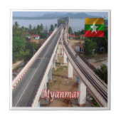 zMM006 MAWLAMYING,ミャンマー,アジア, タイル (正面)