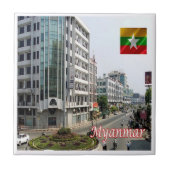 zMM007 MANDALAY，ミャンマー，アジア， タイル (正面)