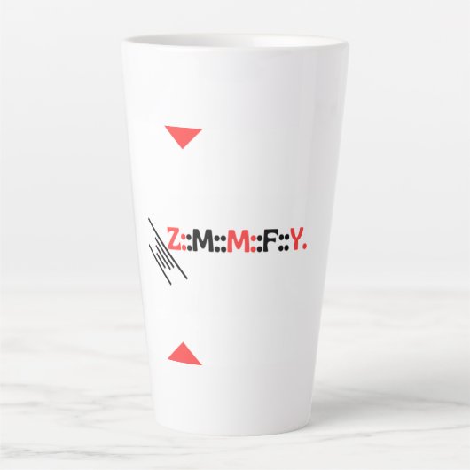 ZMMFYモダンラテマグ カフェラテマグ (正面)