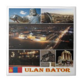 zMN004 ULAN BATOR,モンゴル,アジア, タイル (正面)