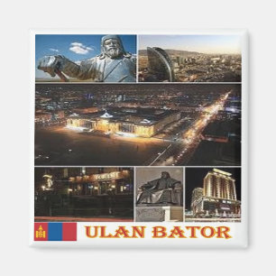 zMN004 ULAN BATOR，モンゴル，アジア，冷蔵庫 マグネット