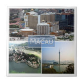 zMO004 MACAUまたはMACAO、アジア, タイル (正面)