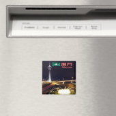 zMO007タワーマカオまたはマカオ、アジア、冷蔵庫 マグネット (インサイチュ (食洗機))