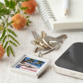 zMQ005 MARTINIQUE, LES SALINESビーチ, キーホルダー (側面)