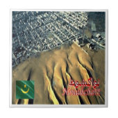 zMR006 NOUAKCHOTT, Sand Dunes, Mauritania, タイル (正面)