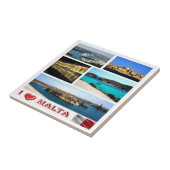 zMT007 MALTA "I Love", タイル (側面)