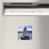 zMU004モーリシャス、神シヴァ、アフリカ、冷蔵庫 マグネット (インサイチュ (食洗機))