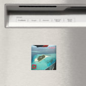 zMV010 MOOFUSHI，モルディブ，アジア，冷蔵庫 マグネット (インサイチュ (食洗機))