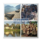 zMW010 MALAWI,モザイク,アフリカ, タイル (正面)
