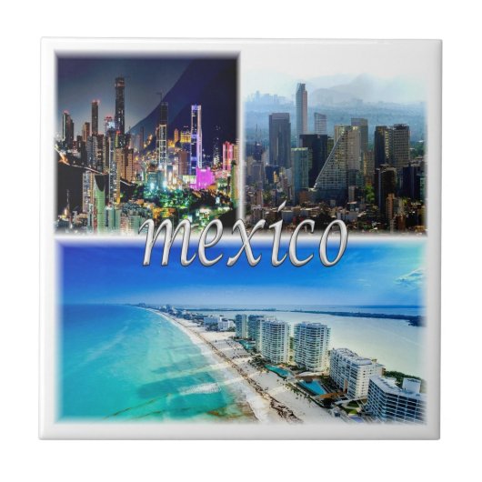 zMX004 MEXICO, Mosaic, America, タイル (正面)