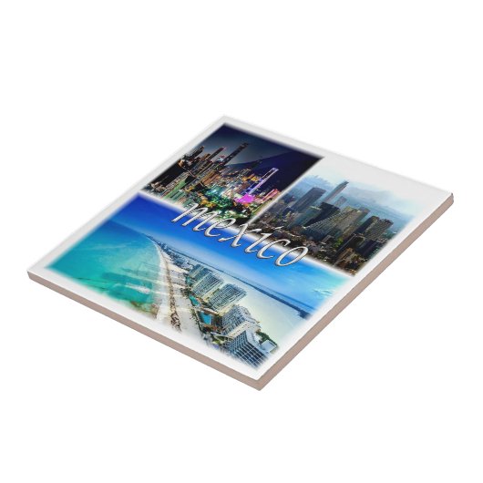 zMX004 MEXICO, Mosaic, America, タイル (側面)