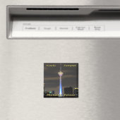 zMY007 MENARA TOWER Kuala Lumpur,マレーシア,アジア, マグネット (インサイチュ (食洗機))
