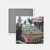 zMY009 MASJID JAMEK Kuala Lumpur，マレーシア， マグネット (正面/裏面)
