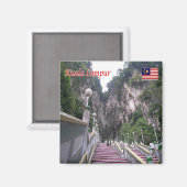 zMY013 BATU CAVES Kuala Lumpur,マレーシア,冷蔵庫 マグネット (正面/裏面)