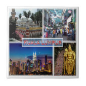 zMY014ペタリン通りクアラルンプールジャメクモスク， タイル (正面)