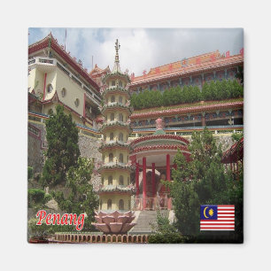 zMY019 Kek Lok Si PENANG，マレーシア，アジア，冷蔵庫 マグネット