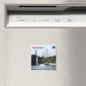 zMY021パノラマクアラルンプールマレーシア冷蔵庫 マグネット (インサイチュ (食洗機))