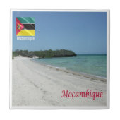 zMZ004 MOZAMBIQUE,ビーチ，アフリカ， タイル (正面)